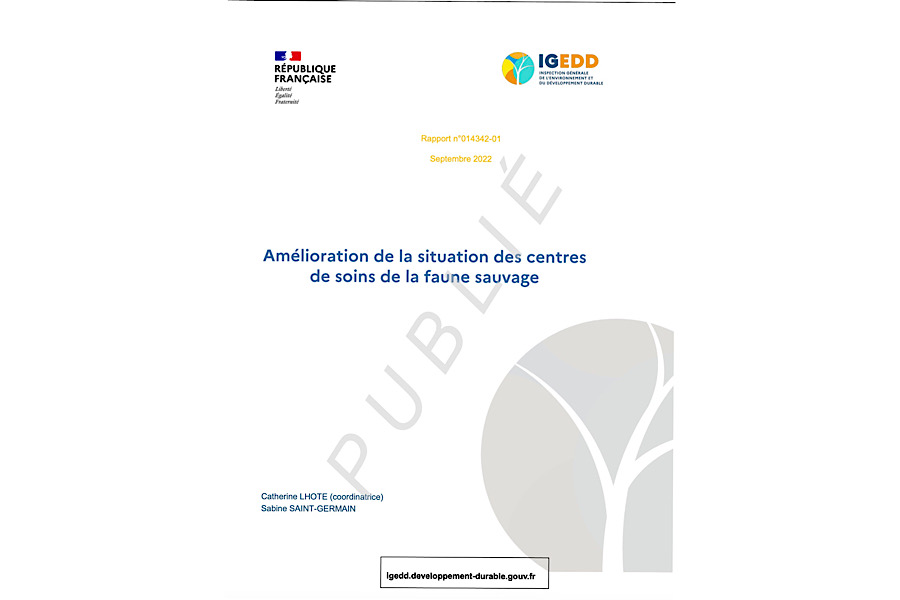 Rapport de IGEDD – Amélioration de la situation des centres de soins de la faune sauvage